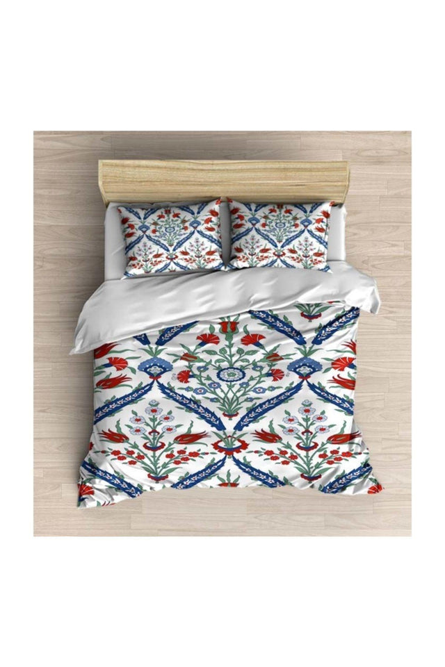 Else Tile Tulip Ottoman 3d Patterned Double Duvet Cover Set - Swordslife