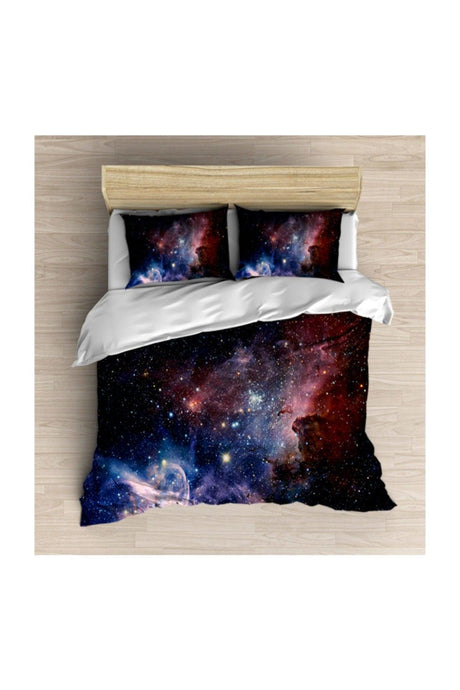 Else Space Star Planet 3d Patterned Double Duvet Cover Set - Swordslife