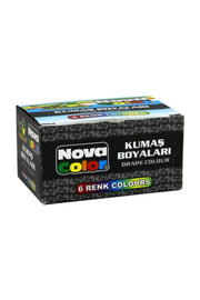 Fabric Paint 6 Colors x 30 ml. Set