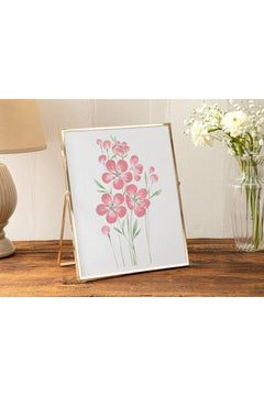 Gold Metal Photo Frame 20x25 cm – Yellow Finish