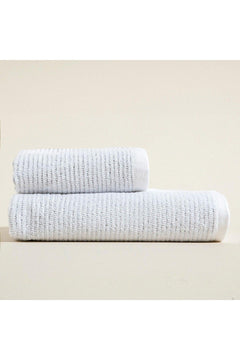 50x90 cm Cotton and Bamboo Face Towel - White