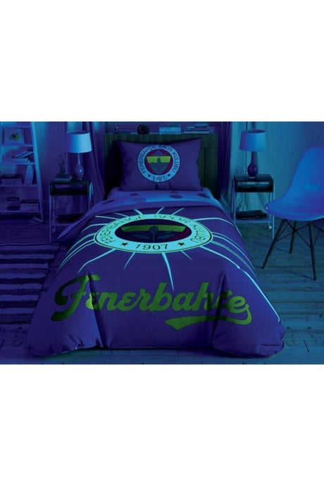 Fenerbahçe Light Glow Licensed Single Licensed Duvet Cover Set - Swordslife