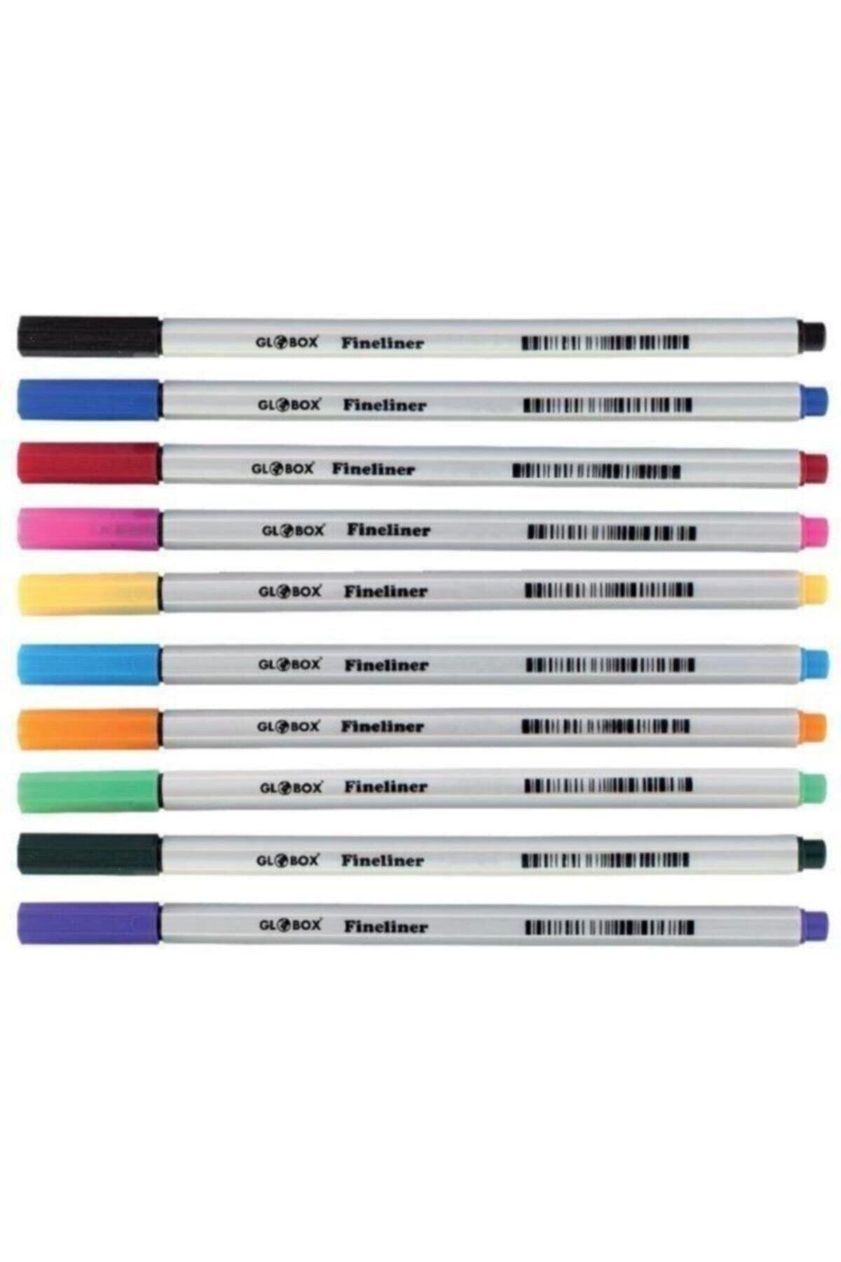 Fineliner Felt Tip Pen 10 Color Pvc Box