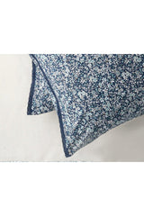 Fleur De Nuit Cotton 2-Pack Pillowcase 50x70 Cm Navy Blue - Swordslife