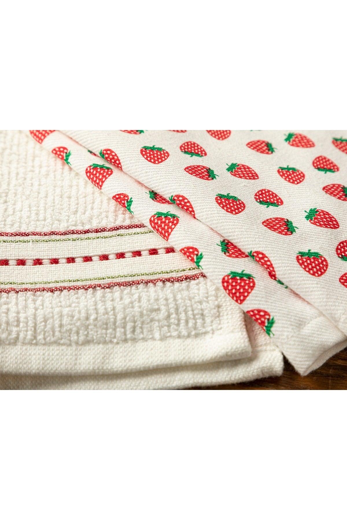 Fragola Cotton 2 Pack Drying Towel 30x50 Cm Red - Swordslife