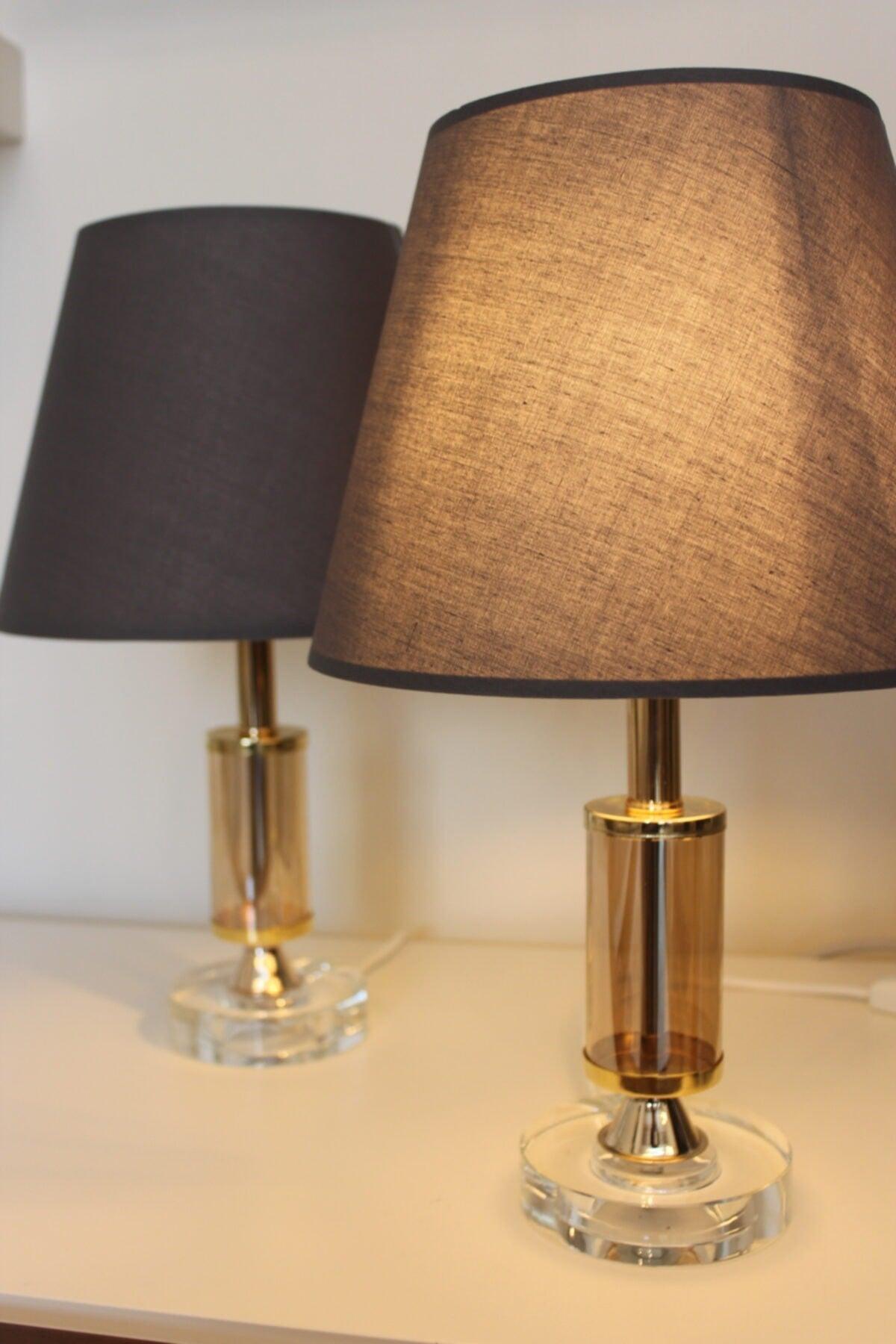 Friday Double Gold Gray Capped Lampshade - Swordslife