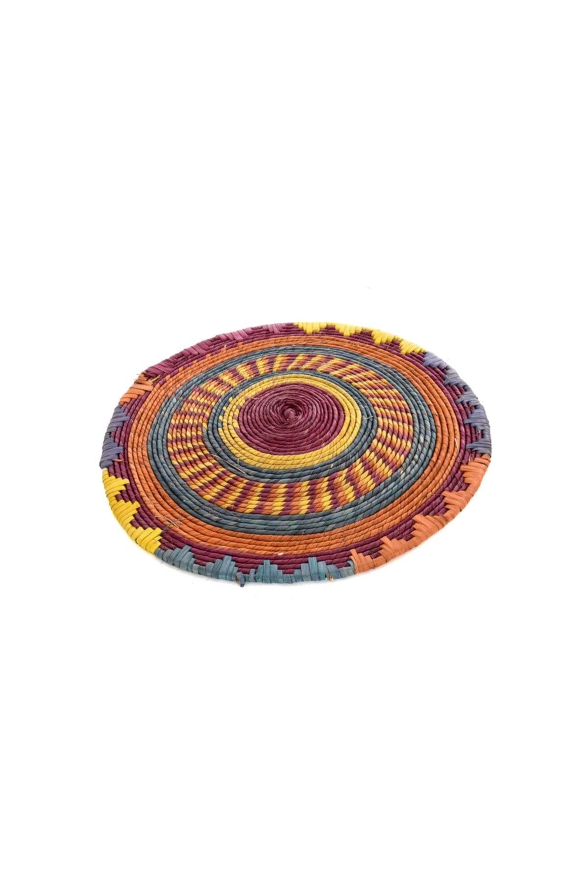 Gazania Wicker Wall Plate 30 cm - Swordslife