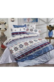 Sailor Pattern Duvet Cover Set 1st Quality Single - Swordslife