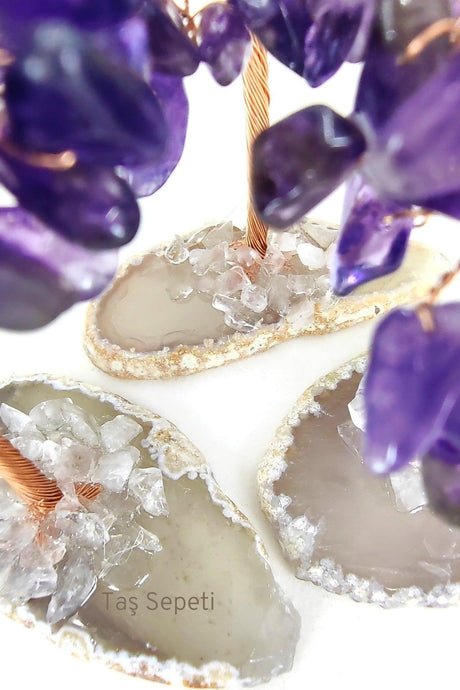 Real Amethyst Natural Stone Tree - Swordslife