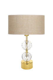 Gld-krs01 Gold Footed Crystal Lampshade - Bag - Swordslife
