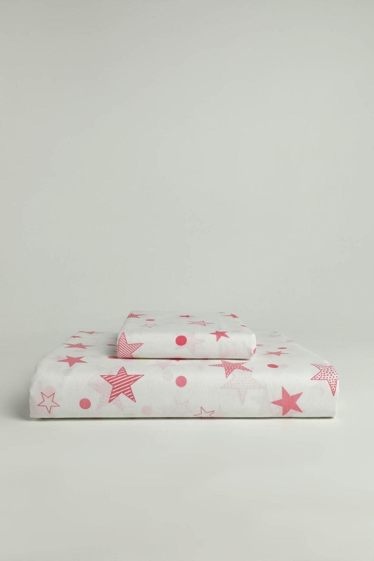 Gold Single Duvet Cover Set - Ecru - Pink - Swordslife