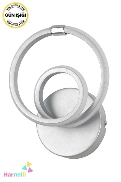 Lampe murale à LED du boîtier gris