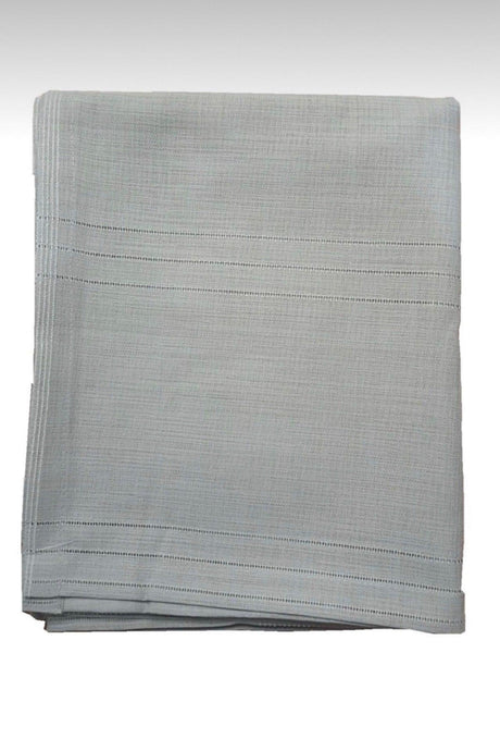 Gray Linen Fabric Striped Table Cloth Gülce 160*220 cm - Swordslife