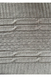 Gray Knitted Knitwear Blanket 220x240 - Swordslife