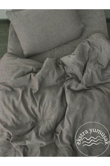 Gray Single Duvet Cover Set - Extra Soft 1st Quality 160x230 - Swordslife