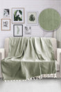 Home Natural Sofa Cover 170x230 Cm - Green - Swordslife