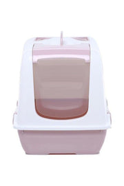 Indoor Cat Toilet Top Open Pink