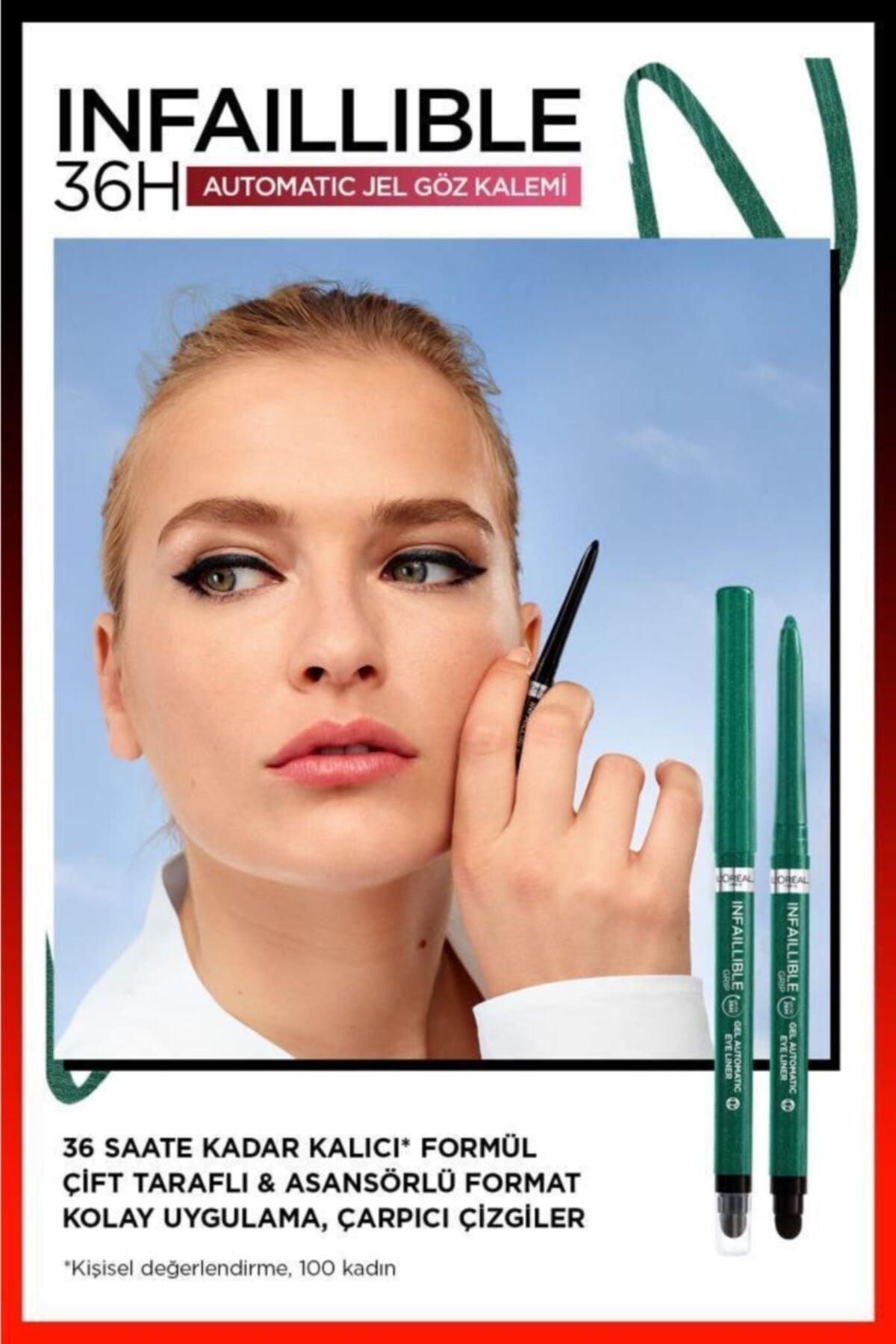 Infailable Automatic Gel Eye Liner - Emerald