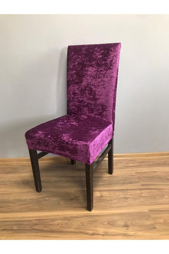 Elastic Velvet Chair Cover for Standard Chairs