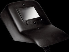 Durable welding shield with reinforced fiber plastic construction