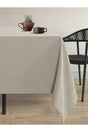 Velvet Textured Light Gray Table Cloth - Swordslife