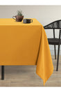 Velvet Textured Honeycomb Yellow Table Cloth - Swordslife