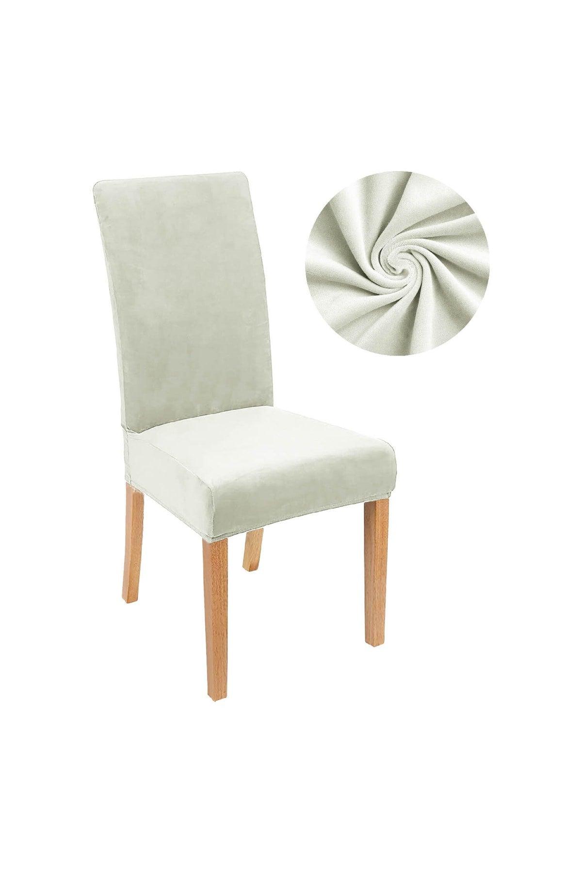 Quality Lycra Velvet Chair Cover Chair Cover Kitchen Chair Cover Chair Protection Single - Swordslife