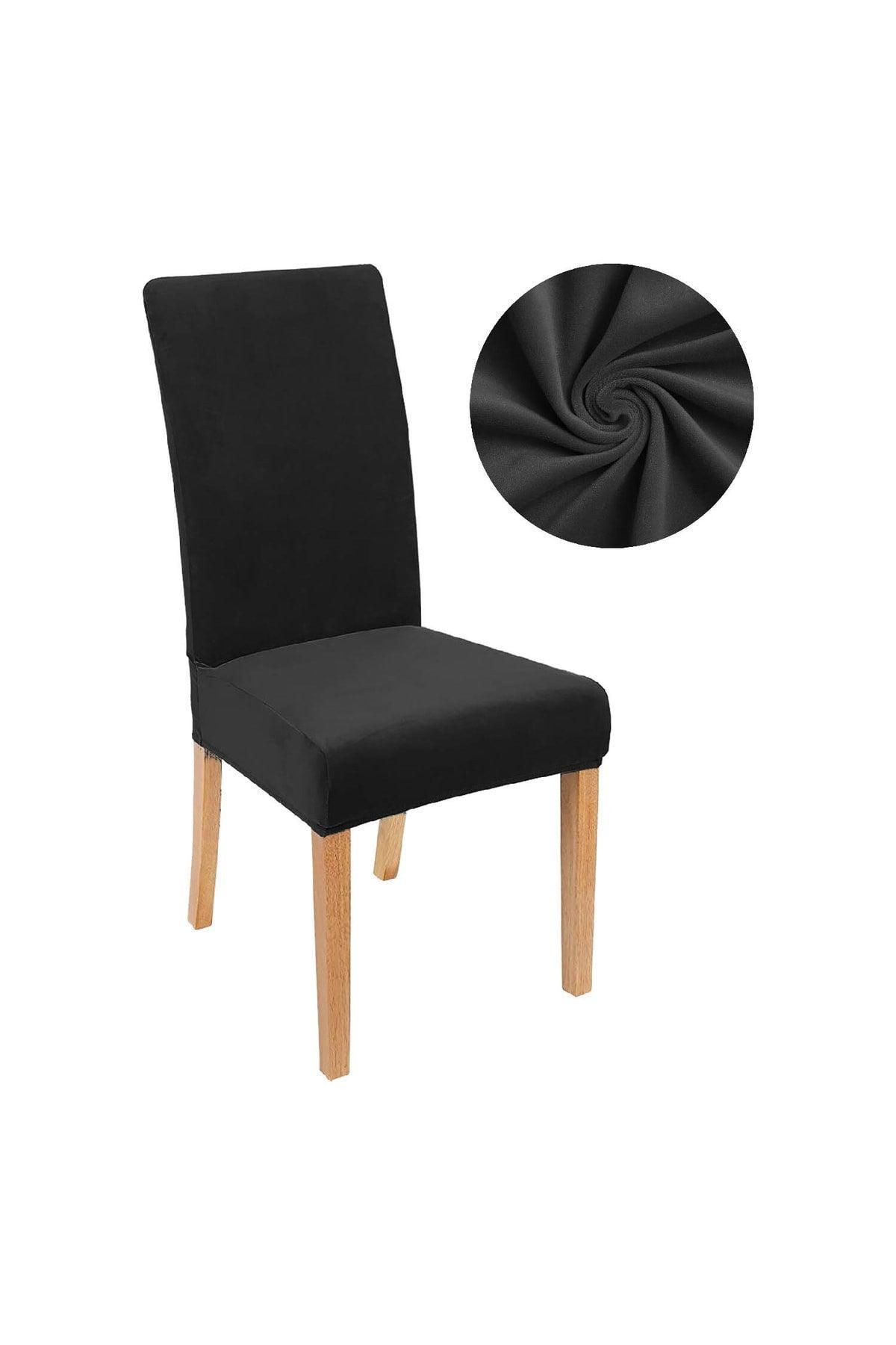 Quality Lycra Velvet Chair Cover Chair Cover Kitchen Chair Cover Chair Protection Single - Swordslife