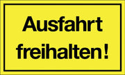 Information sign - Keep exit free - Swordslife