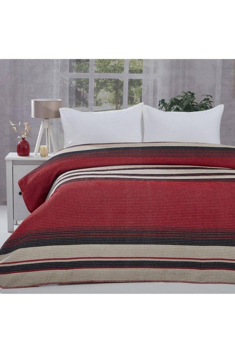 Red Four Seasons Double Blanket Pique - Swordslife