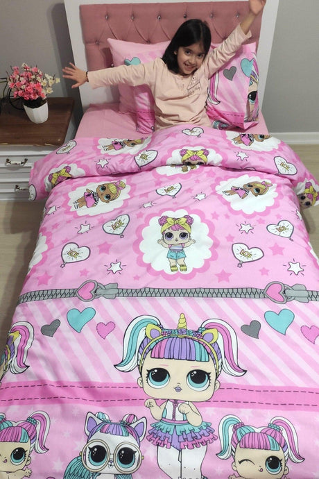 Girl LoL Baby Printed Single Duvet Cover Set - Swordslife