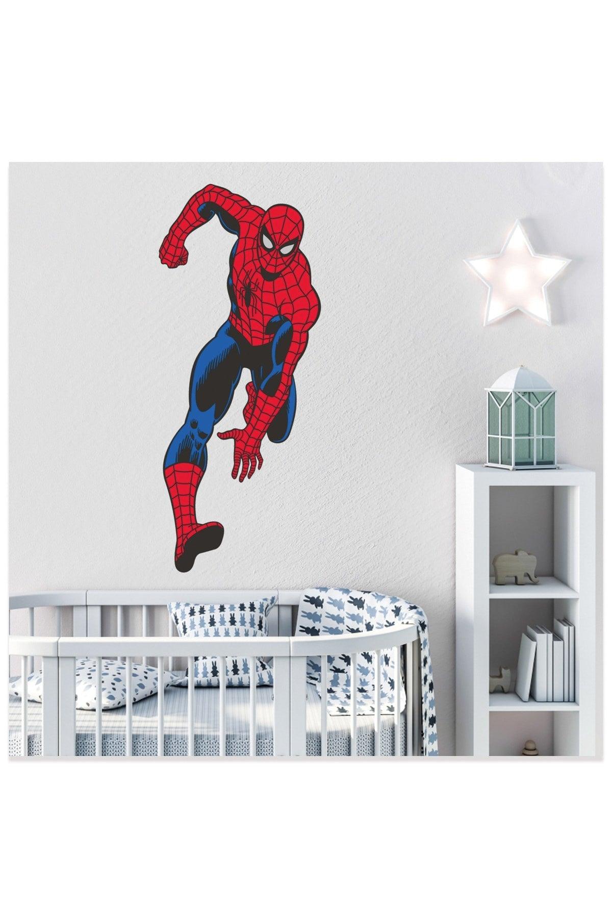 Running Spiderman - Spiderman II Decorative Kids Room Wall Sticker Mural Ornament - Swordslife