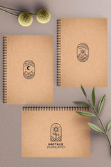 Kraft Cover - Planner Notebook Set - 2