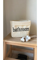 Cream Bathroom Bathroom Organizer - Swordslife