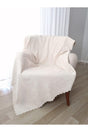 Cream Color Non-Slip Double Sided Sofa Bed Seat Cover Shawl - Swordslife