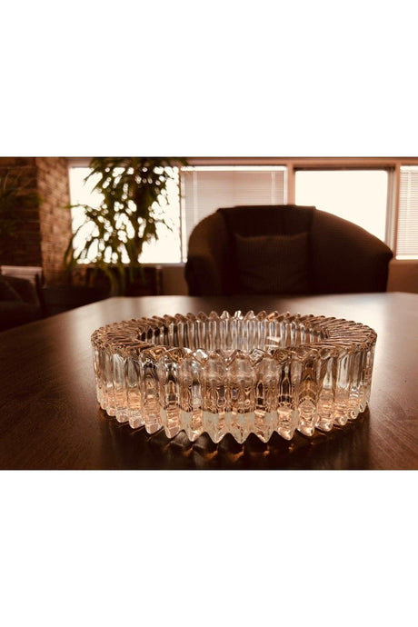 Crystal Luxury Glass Ashtray 14cm - Swordslife