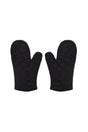 Small Size Black Fireproof Oven Gloves 1 Pair - Swordslife