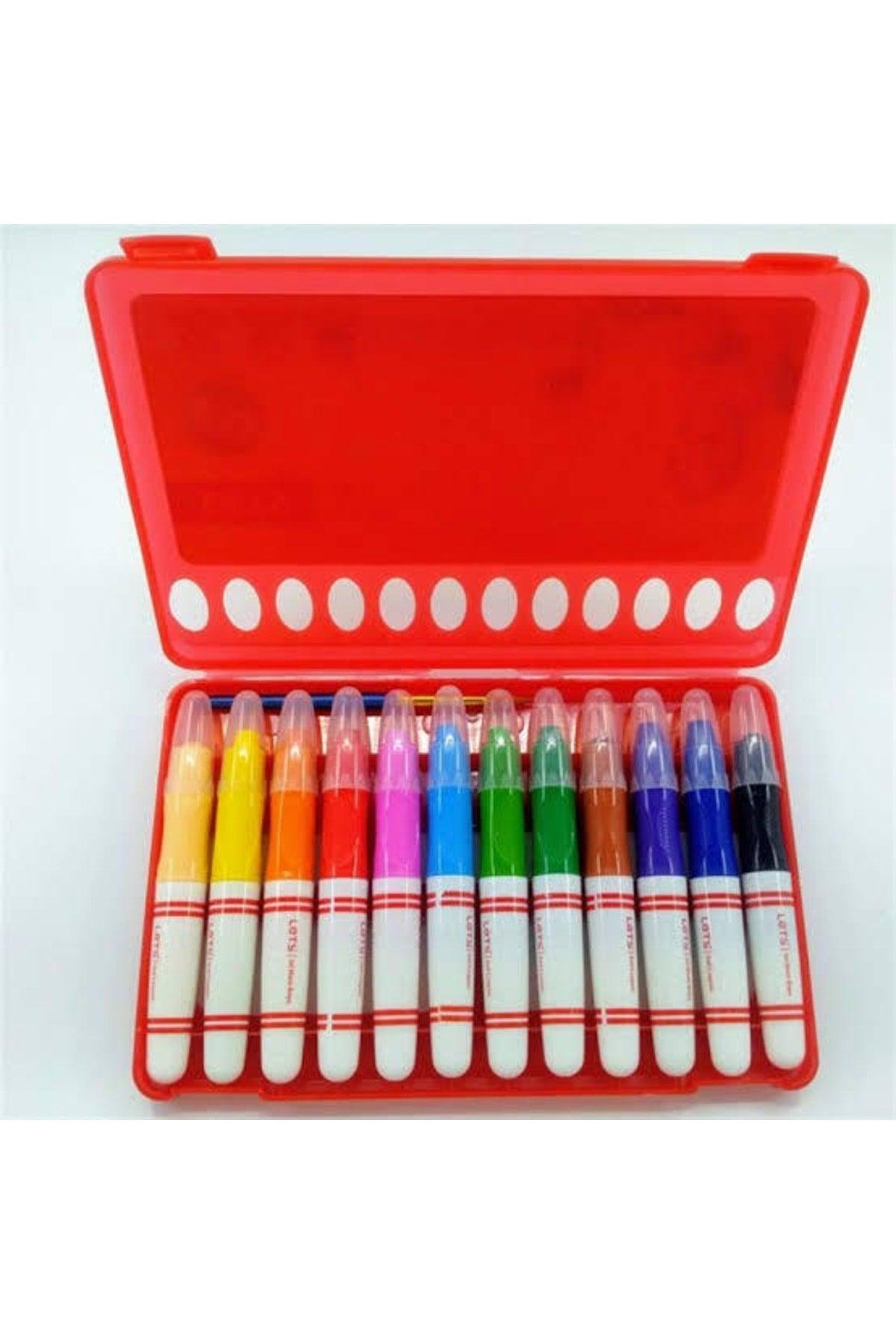 Kids 12 Colors Erasable Crayon Crayons