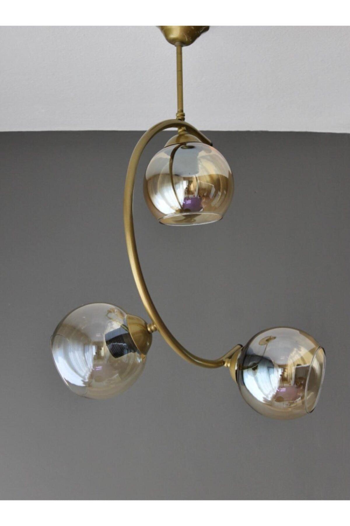 Lighting Decorative Modern Sports New Glass Cute 3 Piece Tumbled Chandelier - Swordslife