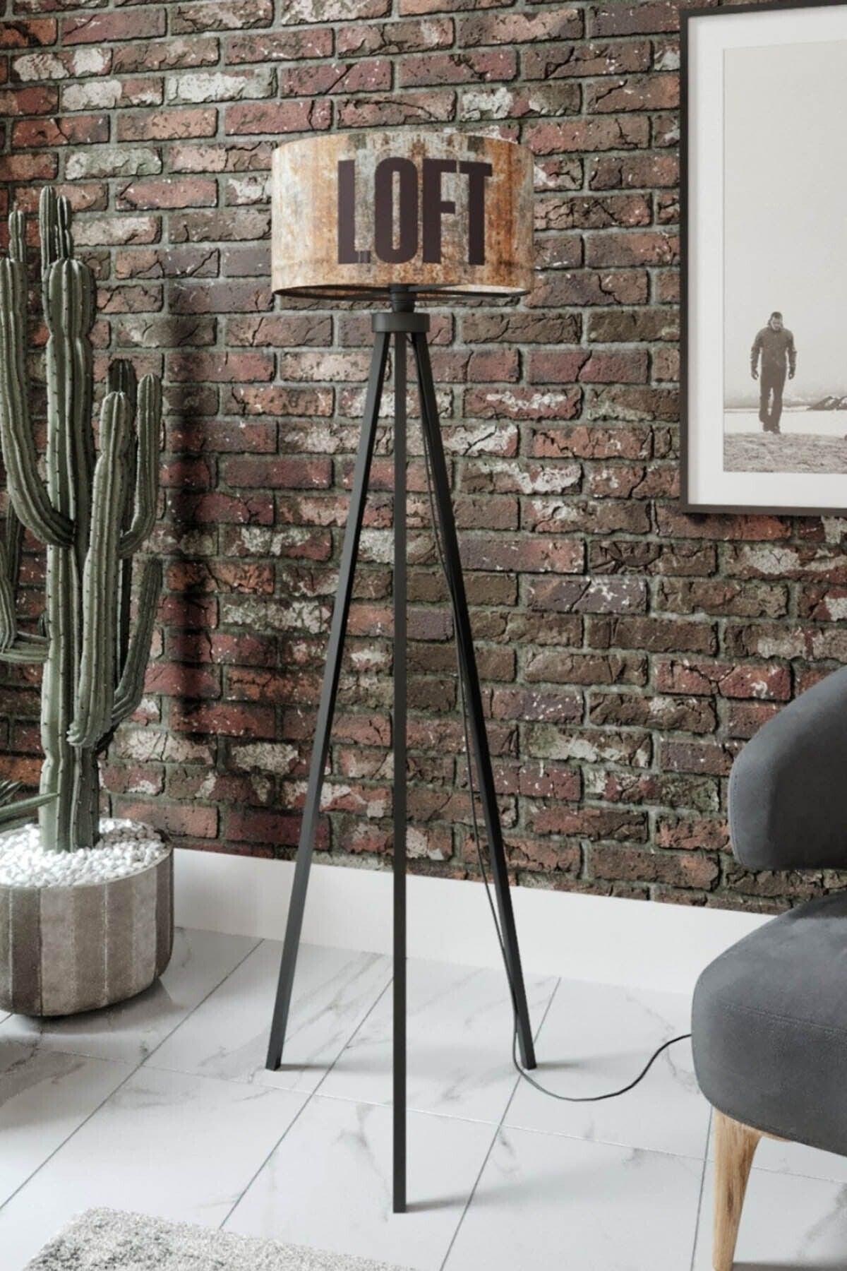 Loft Patterned Decorative Modern Wooden Mdf Tripod Floor Floor Lamp - Swordslife