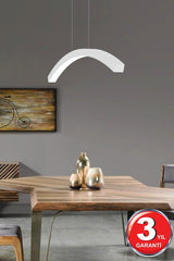 Luna (White Case, Yellow Light) Led Modern Led Chandelier - Swordslife