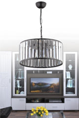 Luxury Diamond 40 Cm Black Stone Chandelier - Swordslife