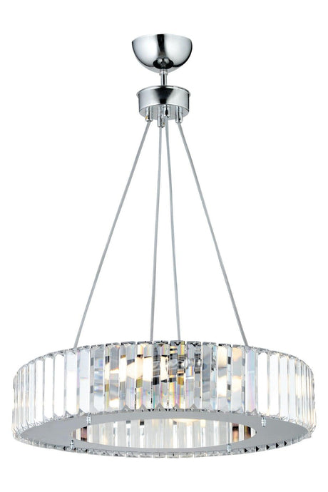 Luxury Diamond 47 Cm Chrome Chandelier - Swordslife