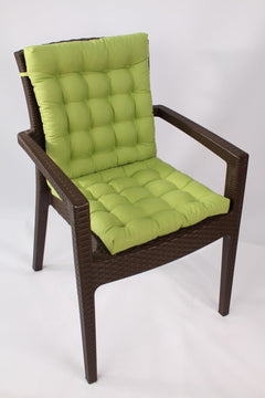 Green Rattan Lotus Chair Cushion – 45x95 cm