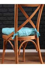 Lux Pofidik Turquoise Chair Cushion Specially Stitched Laced 40x40cm - Swordslife