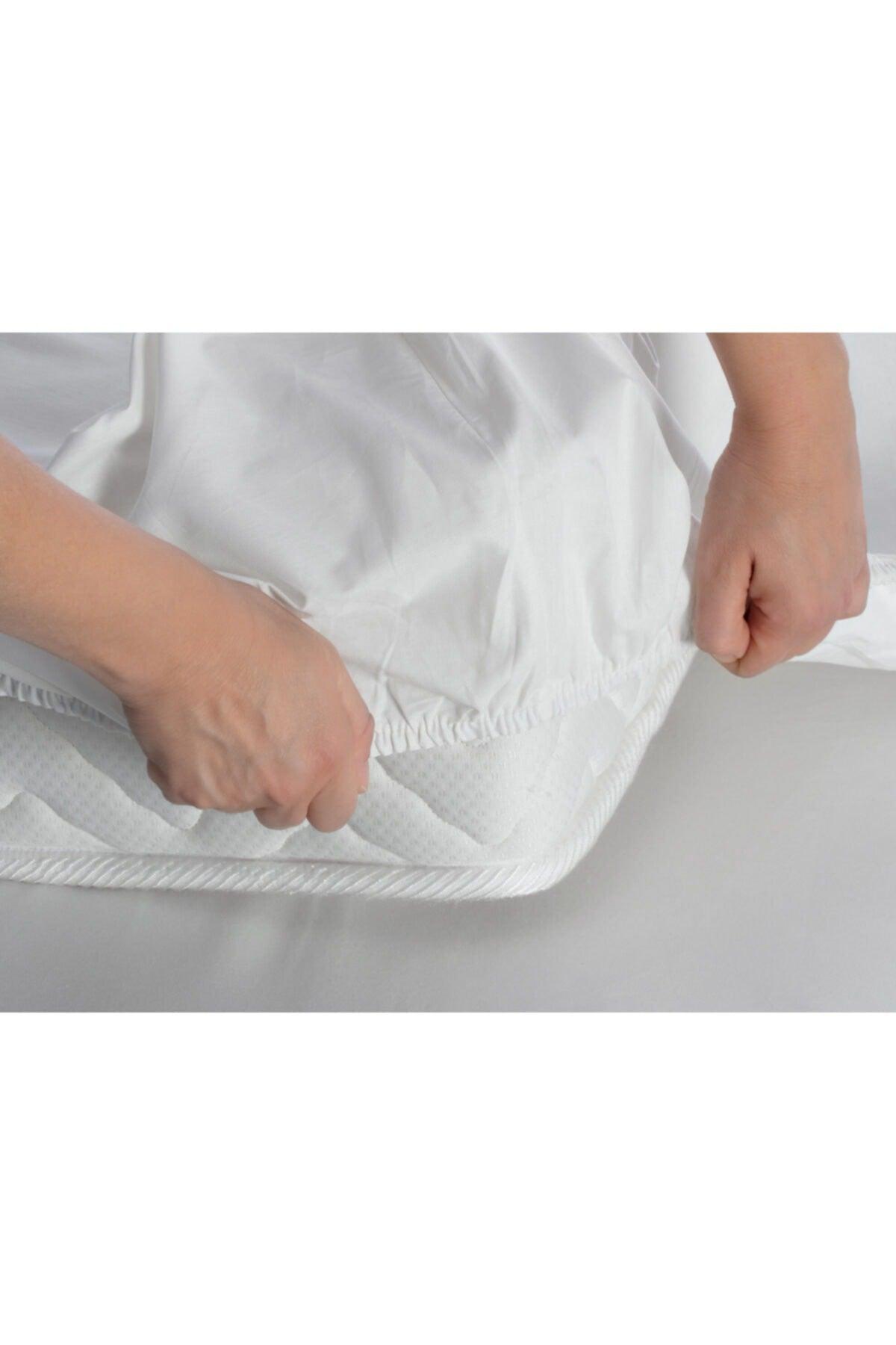 Manon Ranforce King Size Plus Fitted Sheet - White - Swordslife