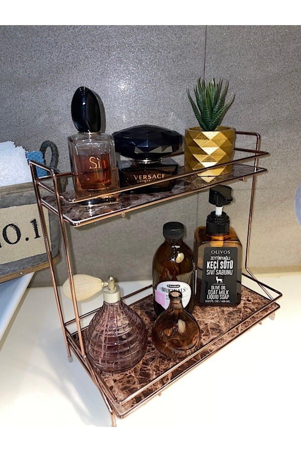 Mars Rose Gold Makeup Stand Organizer And Multi-Purpose Organizer - Swordslife
