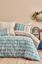 Marvin Ranforce Single Duvet Cover Set - Blue - Swordslife