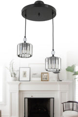 Maya 2 Black Y-10 Stone Chandelier - Swordslife