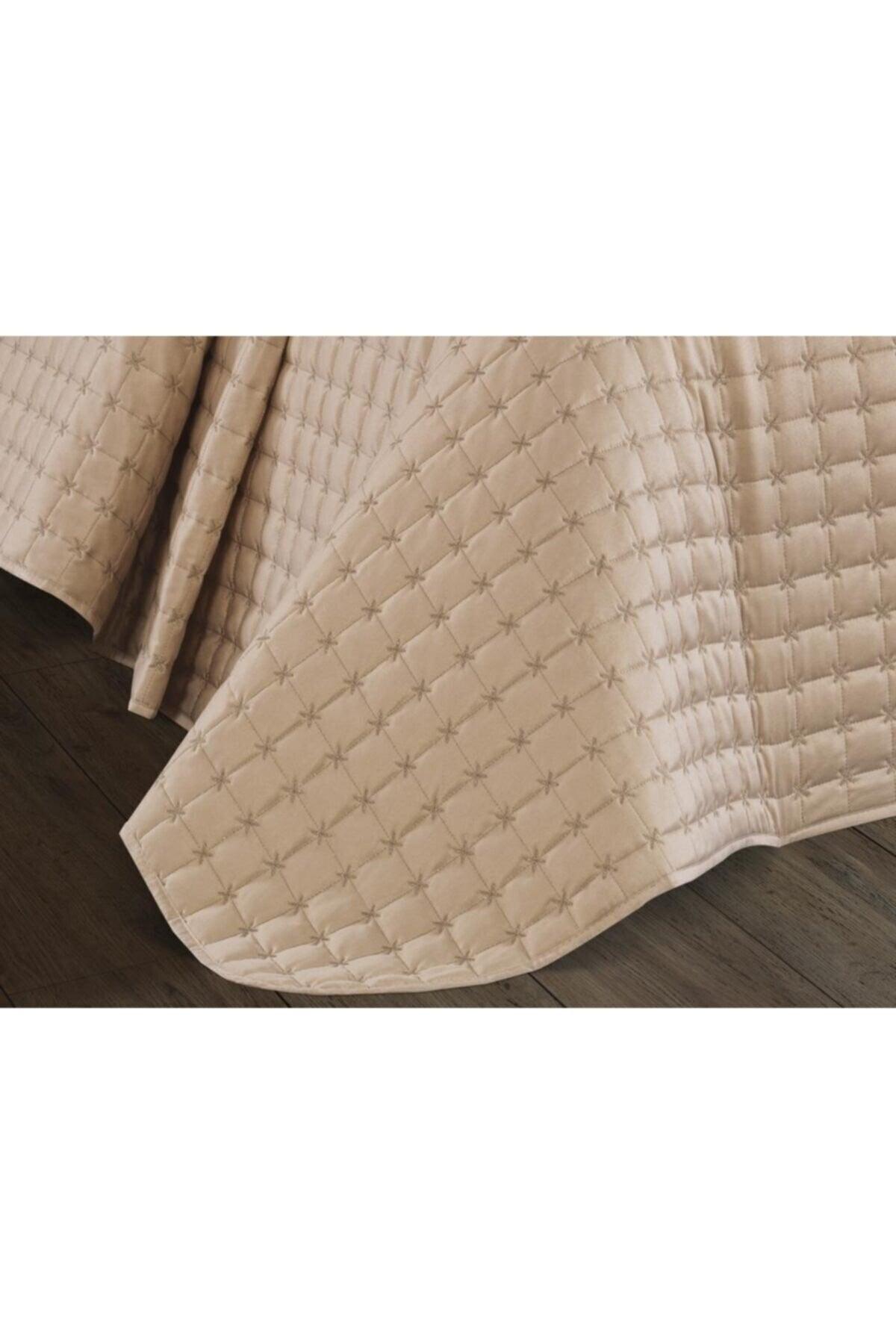 Meltem Double Bedspread Cream - Cappucino - Swordslife